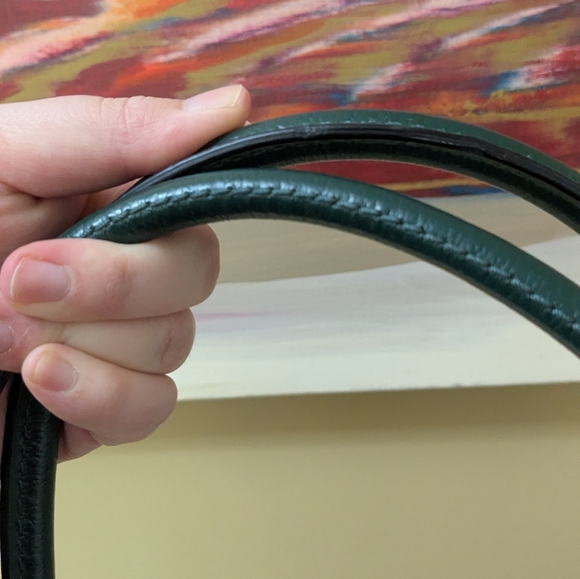 Kate Spade Green Leather Tote Bag - Picture 7 of 9